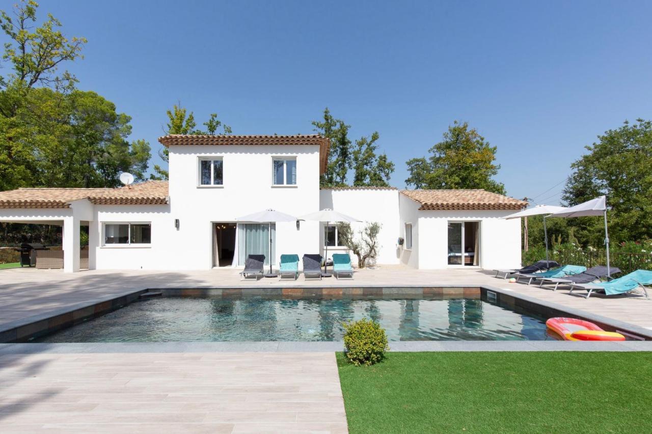 Superbe Villa Seillans La Grande Bastide Avec Piscine, Jardin, Climatisation Et Salle De Sport Ngoại thất bức ảnh