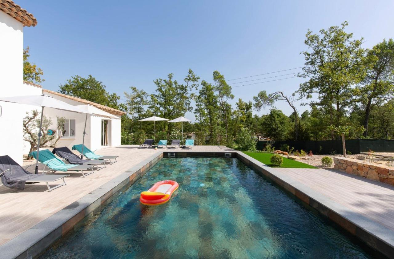 Superbe Villa Seillans La Grande Bastide Avec Piscine, Jardin, Climatisation Et Salle De Sport Ngoại thất bức ảnh